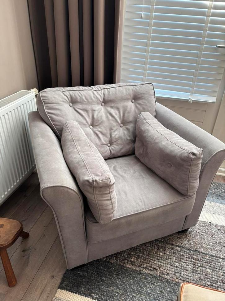 Fauteuil landelijke brocante sfeer ***, Huis en Inrichting, Fauteuils, Gebruikt, 75 tot 100 cm, Ophalen