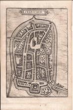 Franeker 'Franicher' Plattegrond 1582 Fraai !, Antiek en Kunst, Ophalen of Verzenden