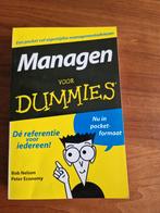 Managen voor Dummies - Pocketeditie, Ophalen of Verzenden, Gelezen, Management, Bob Nelson, Peter Economy