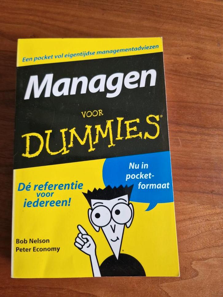 Managen voor Dummies - Pocketeditie, Boeken, Economie, Management en Marketing, Gelezen, Management, Ophalen of Verzenden