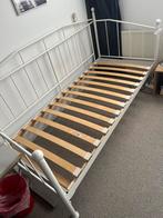 Prachtig wit meidenbed 90 x 200 met gratis nette matras, Huis en Inrichting, Ophalen, Gebruikt, 90 cm, Eenpersoons