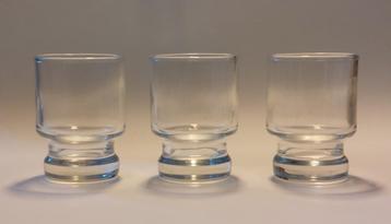 3 Iittala Panu glazen, ontwerp Erkki Vesanto beschikbaar voor biedingen