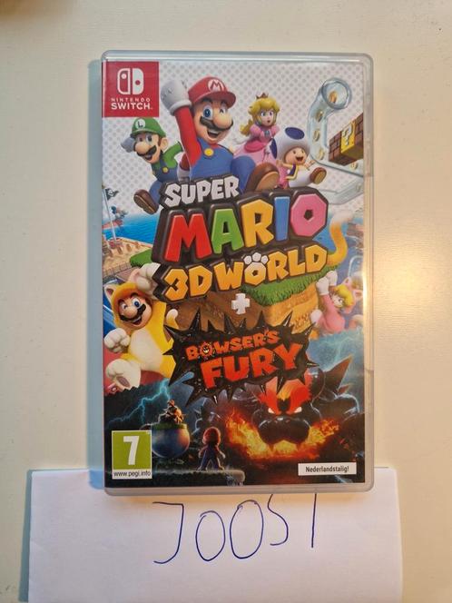 Super mario 3d world + Bowser's fury Nintendo switch ZGAN, Spelcomputers en Games, Games | Nintendo Switch, Zo goed als nieuw