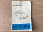 Instruktieboek DAF 44, Auto diversen, Ophalen of Verzenden