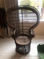 Grote Pauw Stoel, Ophalen, Gebruikt, Riet of Rotan, 75 tot 100 cm