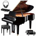 Yamaha C3 + Gratis silent, hoofdtelefoon, bank en levering, Muziek en Instrumenten, Vleugel, Gebruikt, Hoogglans, Zwart