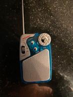 Vintage AM transistor mini radio met zaklamp, Ophalen of Verzenden, Nieuw, Transistorradio