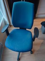 nette blauwe bureau stoel, Huis en Inrichting, Ophalen, Gebruikt, Blauw