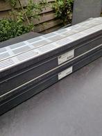 ACO SLIM LINE 6 Meter Grijs met Zilver rooster, Tuin en Terras, Ophalen of Verzenden, Gebruikt