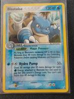 Blastoise 14/100 Crystal guardians Holo NM, Ophalen of Verzenden, Zo goed als nieuw, Losse kaart