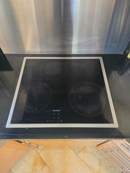 Siemens Keramische kookplaat (iQ300), Witgoed en Apparatuur, Kookplaten, Gebruikt, Vrijstaand, Keramisch, 4 kookzones, Ophalen of Verzenden
