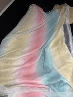 Regenboog gordijn 132x250 cm nieuw, Huis en Inrichting, Stoffering | Gordijnen en Lamellen, Ophalen of Verzenden, Nieuw, 100 tot 150 cm
