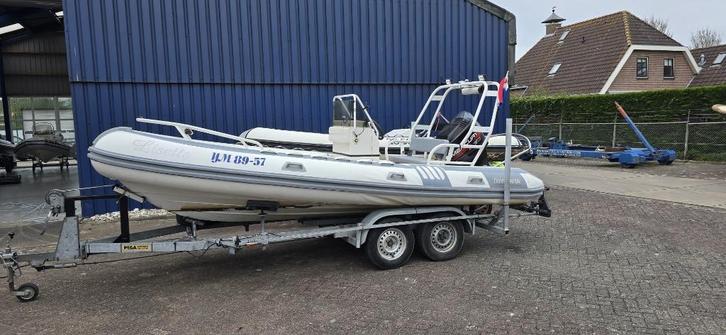 Novurania 570 rib rubberboot 150 pk Mercury EFI opknapper, Watersport en Boten, Rubberboten, Gebruikt, Overige merken, Overige materialen