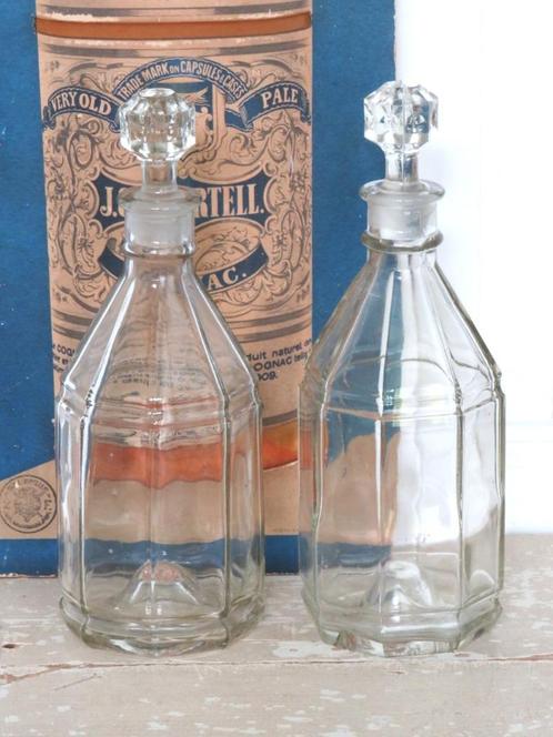 Set oude flessen/ karaffen, Antiek en Kunst, Curiosa en Brocante, Ophalen of Verzenden