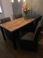 Eethoek incl stoelen, Huis en Inrichting, Tafels | Eettafels, Ophalen of Verzenden, Zo goed als nieuw, Rechthoekig, 50 tot 100 cm