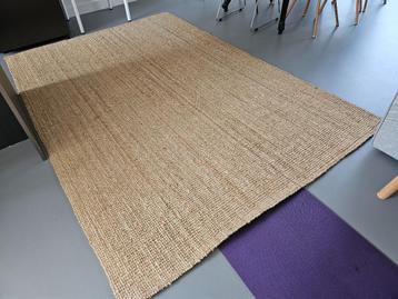 LOHALS Vloerkleed, glad geweven, naturel, 200x300 cm beschikbaar voor biedingen