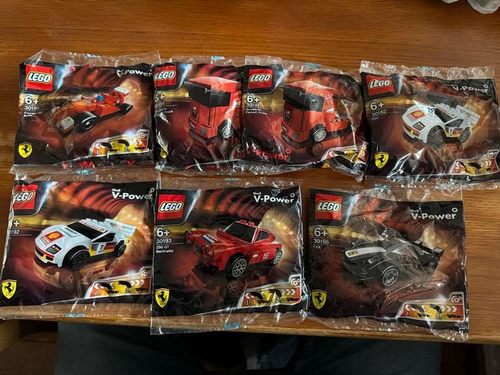 Lego Shell V-Power Ferrari Set 30190-30195, Hobby en Vrije tijd, Modelbouw | Auto's en Voertuigen, Nieuw, Auto, 1:50 of kleiner