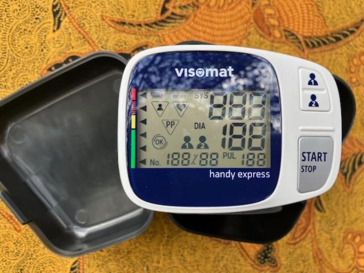 Visomat Handy Express polsbloeddrukmeter, Diversen, Verpleegmiddelen, Zo goed als nieuw, Ophalen of Verzenden