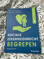 Sociale zekerheidsrecht negende druk, Ophalen of Verzenden, Zo goed als nieuw, Overige onderwerpen