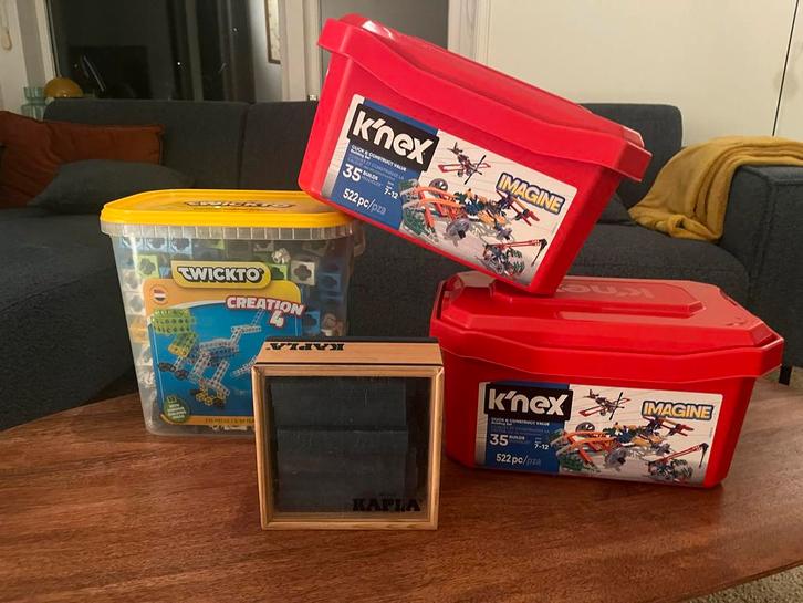 K'nex, Kapla, Twickto Bouwpakketten - Veel Bouwplezier!, Kinderen en Baby's, Speelgoed | Bouwstenen, Gebruikt, K'nex, Ophalen of Verzenden