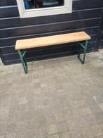 Tuinbankje bankje opklapbaar onderstel, Tuin en Terras, Tuinbanken, Ophalen, Zo goed als nieuw, Hout