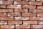 Oude bruine jaren 30 vormbak stenen WF 22x5cm gebikt 60m2, Doe-het-zelf en Verbouw, Metselstenen, Ophalen of Verzenden, Gebruikt