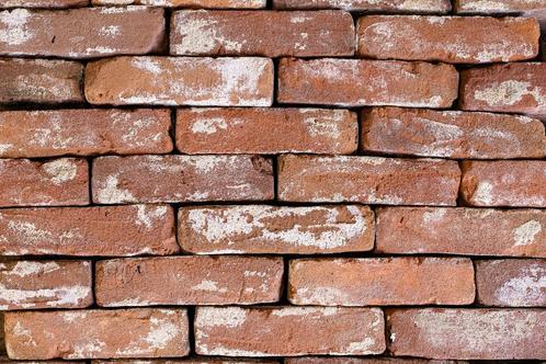Oude bruine jaren 30 vormbak stenen WF 22x5cm gebikt 60m2, Doe-het-zelf en Verbouw, Metselstenen, Gebruikt, Bakstenen, Ophalen of Verzenden