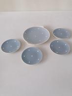 Vintage pastel blauw gebakstel, Ophalen of Verzenden, Overige stijlen, Overige typen