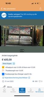 Gratis, Ophalen of Verzenden, Gebruikt, IJzer, Tuinhek