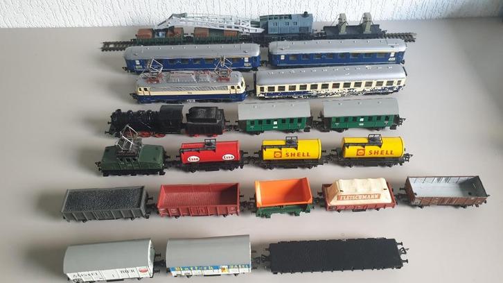 Fleischman modelspoorset h0, Hobby en Vrije tijd, Modeltreinen | H0, Gebruikt, Overige typen, Gelijkstroom, Fleischmann, Analoog