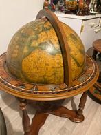 ANTIEKE bar globe drank wereldbol barglobe minibar globebar, Ophalen of Verzenden