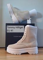 Tommy Hilfiger beige katoenen enkellaarzen – maat 41, Beige, Lage of Enkellaarzen, Nieuw, Ophalen of Verzenden