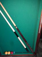Biljart keuen en ballen, Sport en Fitness, Biljarten en Poolen, Ophalen of Verzenden, Gebruikt, Keu of Ballen