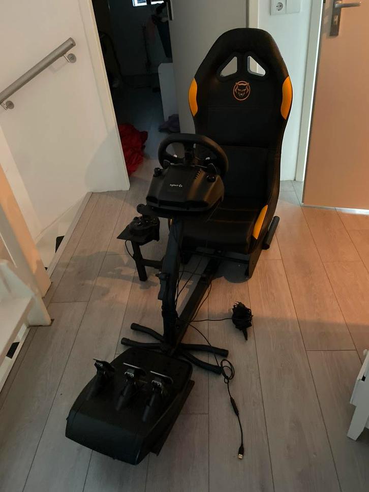 Logitech g920 driving force race stoel, Computers en Software, Joysticks, Nieuw, Ophalen