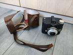Agfa Clack camera met bruinleren hoes nr1, Audio, Tv en Foto, Fotocamera's Analoog, Ophalen of Verzenden