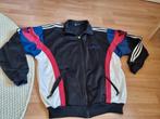 Vintage Adidas Track Jacket - Kleurrijk! Jaren 80 Large, Maat 48/50 (M), Zwart, M, Ophalen of Verzenden
