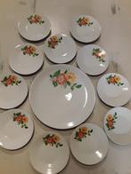 vintage gebakstel. 12 delig gebakstel. MONOPOLI IATLIA, Overige typen, Ophalen of Verzenden, Zo goed als nieuw, Overige stijlen