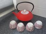 Bredemeijer theepot en 4 bekertjes, Antiek en Kunst, Ophalen