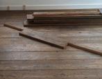 Amerikaans grenen planken antiek - 60 stuks - diverse maten, Ophalen, Gebruikt, 25 tot 50 mm, Grenen