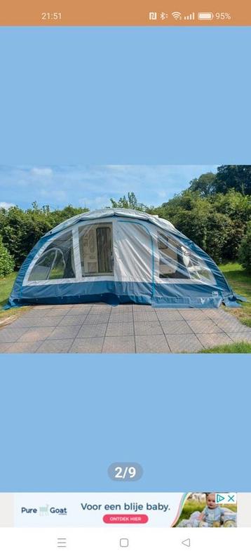 Obelink CARAVAN koepel-voortent  (Tencate doek) met luifel  beschikbaar voor biedingen