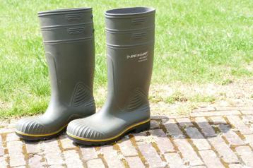 Regenlaarzen maat 40 (valt groter) – Dunlop  beschikbaar voor biedingen