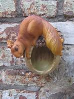 EEKHOORNTJE OP VOGELVOEDER WANDDECORATIE, Ophalen of Verzenden, Nieuw