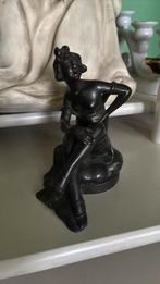 Artdeco bronzen beeld Lesueur, Verzamelen, Beelden en Beeldjes, Ophalen of Verzenden, Gebruikt, Mens