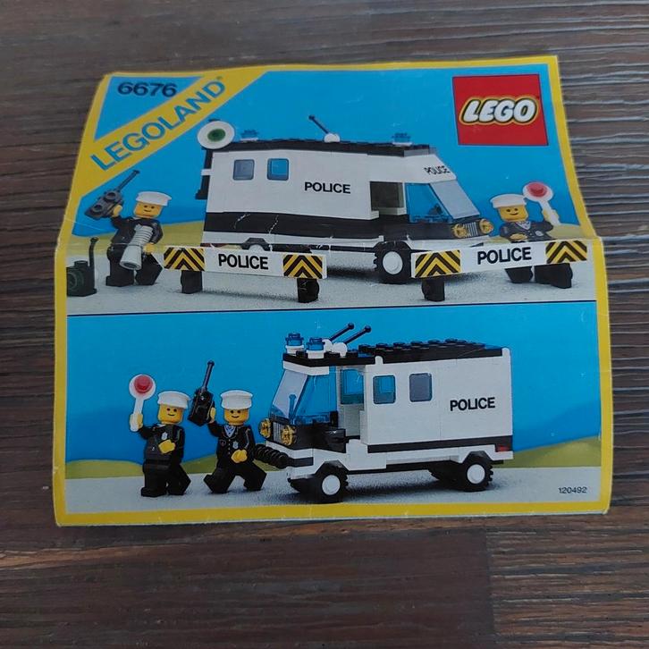 Lego 6676 Legoland Politie Mobiele Eenheid, Kinderen en Baby's, Speelgoed | Duplo en Lego, Gebruikt, Lego, Complete set, Ophalen of Verzenden