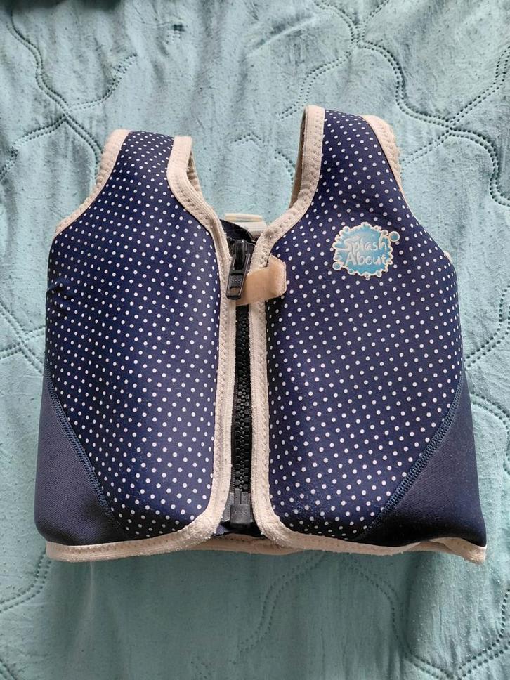 Splash about zwemvest 1-3 jaar 11 tot 18 kilo donker blauw, Kinderen en Baby's, Babykleding | Baby-zwemkleding, Gebruikt, Zwem-accessoire