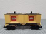 LEGO TREIN WAGON MET TWEE CONTAINERS, Ophalen of Verzenden, Zo goed als nieuw, Lego