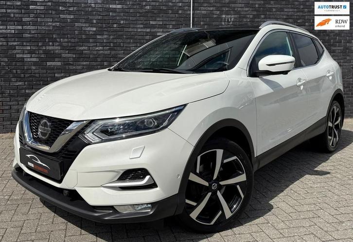 Nissan Qashqai 1.3 DIG-T Tekna+ Camera|1500kg Trekgewicht|Pa, Auto's, Nissan, Bedrijf, Te koop, Qashqai, 360° camera, ABS, Achteruitrijcamera