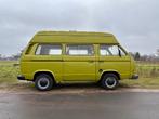 Volkswagen Kampeerauto 1980 Groen, Auto's, Overige carrosserieën, Leder en Stof, Origineel Nederlands, Bruin