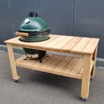 BBQ tafel incl Big Green Egg Large, Ophalen of Verzenden, Nieuw, Houtskool