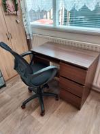 Mooi bureau en bureau stoel, Huis en Inrichting, Bureaus, Ophalen, Gebruikt